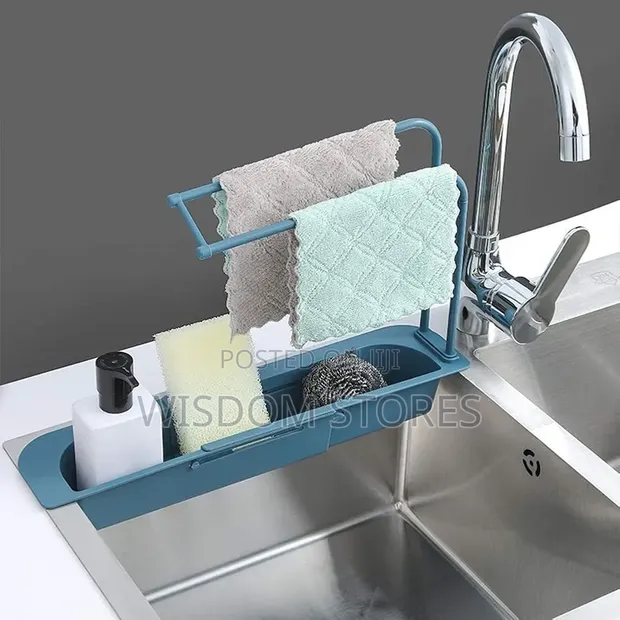 Adjustable Kitchen Sink Holder Rack - 1