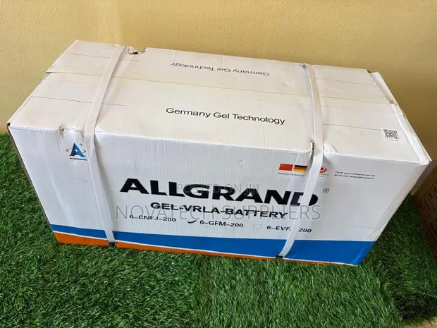 ALLGRAND 200Ah 12V Pure GEL Solar Battery - 3 Year Warranty - 1