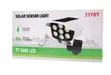 Solar Outdoor Security Light with Motion Sensor & Remote - 2