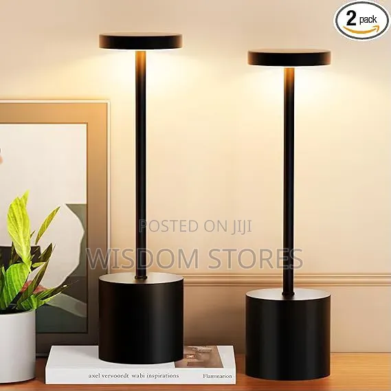 Cylindrical Cordless Rechargeable LED Table Lamp - 1