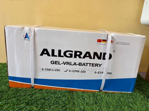 ALLGRAND 200Ah 12V Pure GEL Solar Battery - 3 Year Warranty - 1