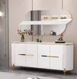 Genuine Strong Golden Console Table with Drawers - 1