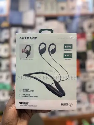 Green Lion Spirit Open-Ear Neckband Headphones