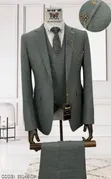 Abraham Moon Men's Classic Blazer Suits - 2