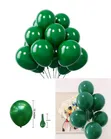 12 Inch Green Balloons (100 Pieces) - 1