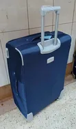 Future Soft Sided Trolley Suitcase - Navy Blue - 2