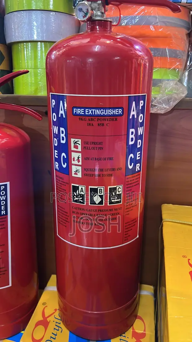 9kg ABC Powder Fire Extinguisher with Gauge - 1