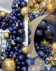 12 Inch Navy Blue Round Helium Balloons (100 Pieces) - 1