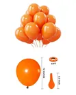 100 Pieces 12-Inch Matte Orange Balloons - 2