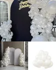 12 Inch White Ivory Matte Balloons (100 Pieces) - 2
