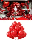 12 Inch Red Balloons (100 Pieces) - 1