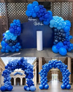 12 Inch Blue Matte Balloons (100 Pieces)