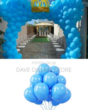 100 Pieces 12-Inch Light Blue Matte Balloons