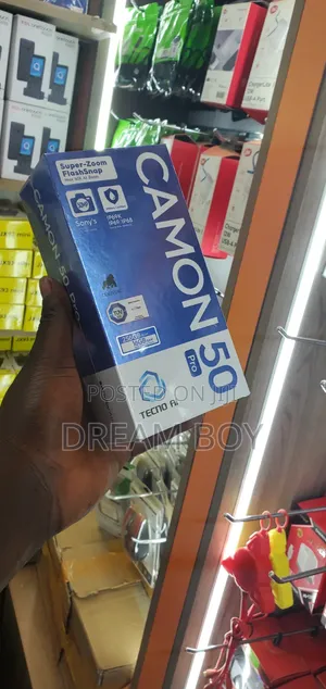 New Tecno Camon 50 Pro 256GB Black