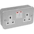 G&T Metallic Double Socket - 3