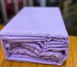 Elastic Cotton Bedsheets - Purple (6x6) - 1