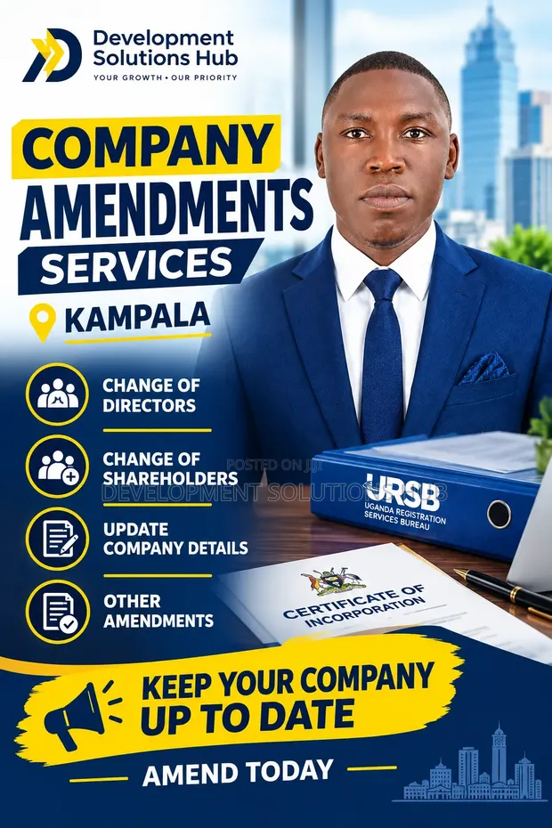 Company Amendment & Maintenance Services - Kampala - 1