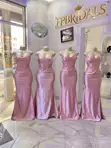 Pink Bridesmaids Dresses for Hire - 4