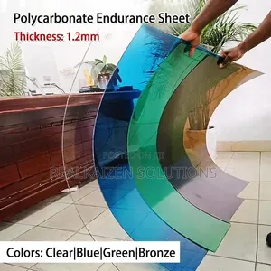 Solid Acrylic Flexible Polycarbonate Roofing Sheet 1.2m x 1m
