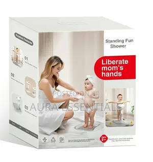 Infant Bath Support Shower Stand with Anti-Slip Base
