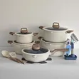 Brand New 10-Piece Steel Dinner Set - 1