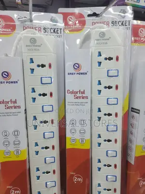 6-Way Heavy Duty Power Extension Socket