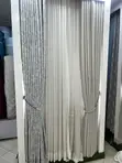 Home Curtains - Cotton Check Blackout - 1