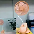 DPLIGHT Portable Clip-on Rechargeable Mini Fan - 3
