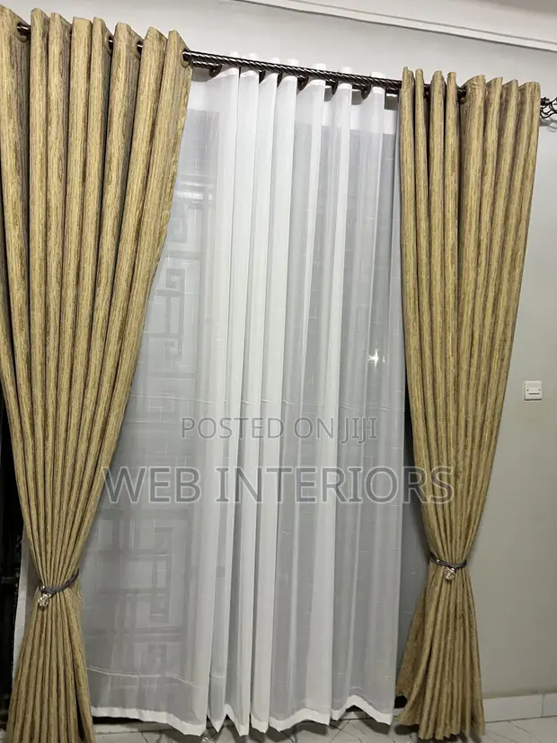Home Interiors Multicolor Cotton Curtains (Brand New) - 1