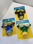 Half-Face Chemical Respirator with Eye Protection - 1