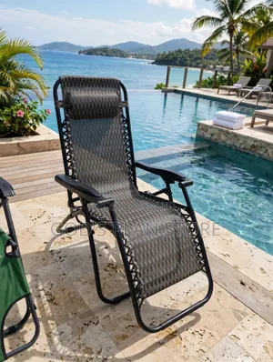 World Industries Folding Camping Chair with Pillow Headrest