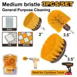 INGCO 3-Piece Medium Bristle Brush Set - 2