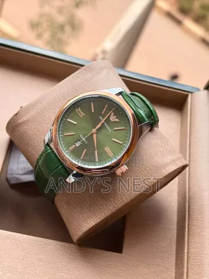 Emporio Armani Genuine Leather Watch for Men