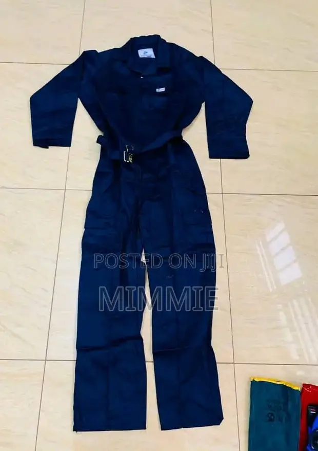 Flyton Navy Blue Cotton Coveralls - 1