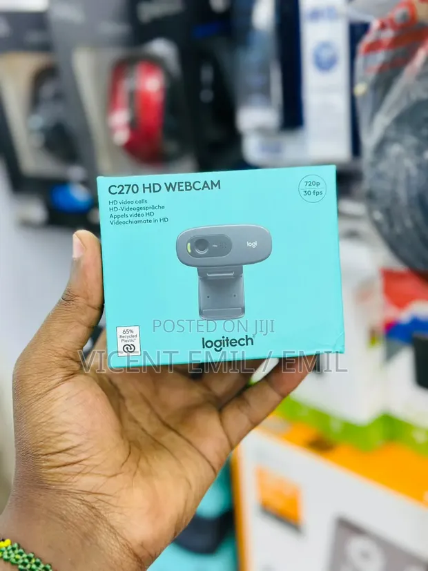 Logitech C270 HD Webcam Original 720p - 1