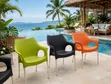 Plastic Metal Stands Chairs for Bars/Clubs/Beach - 1