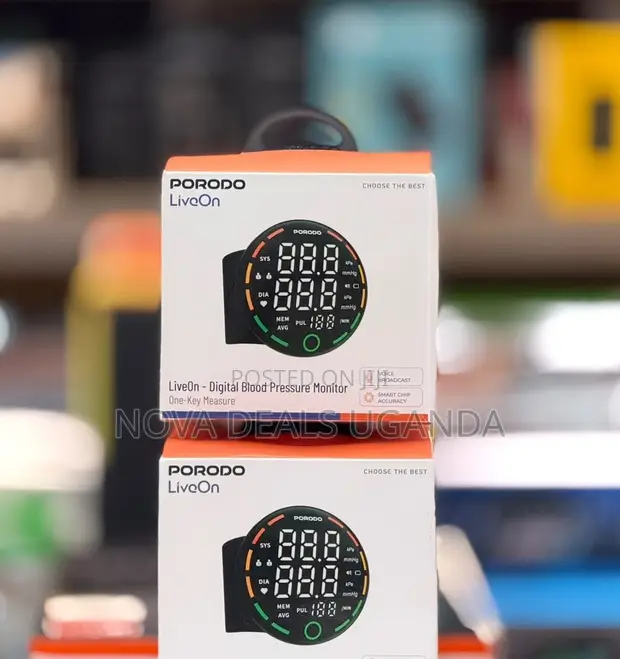 Porodo LiveOn Rechargeable Wrist Blood Pressure Monitor - 1