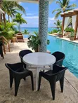 Diamond Back Plastic Chairs and Table Set - 2