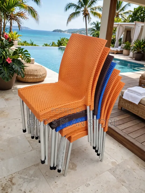 Willow Plastic Dining Chairs (Set of 4) - 1