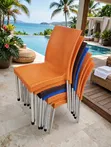 Willow Plastic Dining Chairs (Set of 4) - 1