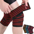 Fitness Weightlifting Leg Knee Compression Straps - 1