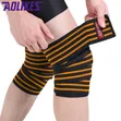 Fitness Weightlifting Leg Knee Compression Straps - 4