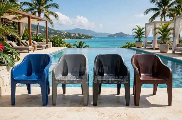 Morissom Outdoor Dining Plastic Chairs - 1
