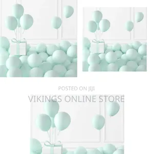 100 PCS 12 Inch Pastel Green Matte Latex Balloons