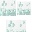 100 PCS 12 Inch Pastel Green Matte Latex Balloons - 1