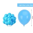 100pcs 12 Inch Light Blue Latex Balloons - 2