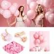 12 Inch Baby Pink Latex Party Balloons - Helium Quality - 1