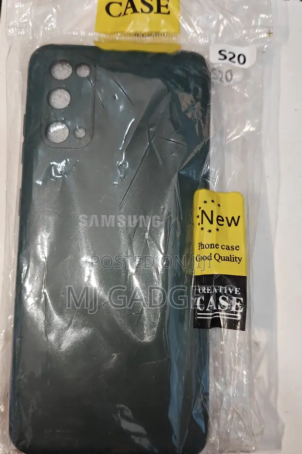 Samsung Galaxy S20 Silicone Phone Case - Black - 1