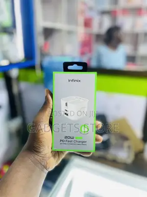 Infinix 20W PD Fast Charger with Dual Ports
