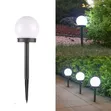 4pc Solar Globe Garden Lights for Yard, Patio, Walkway - 1